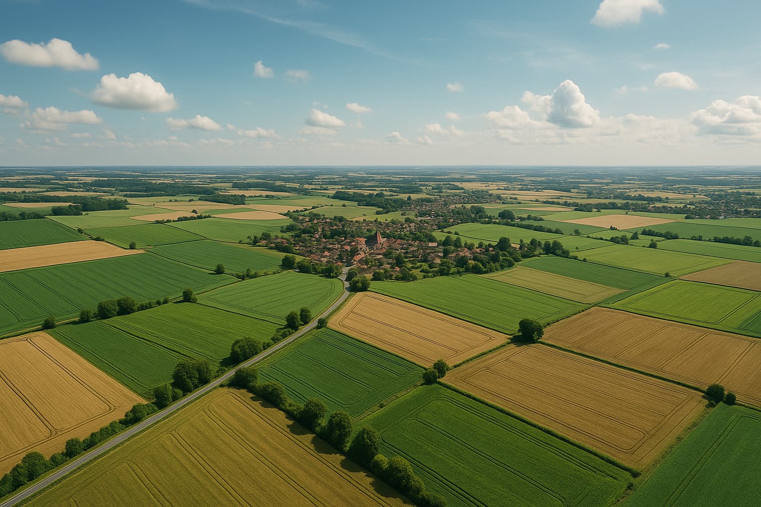 Vue aérienne de Lille par drone
